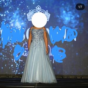 Elegant Light Blue Gown